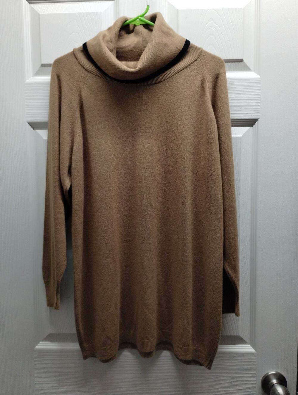 Designers Originals Vintage Womens Size Medium Brown Turtleneck Pullover Sweater